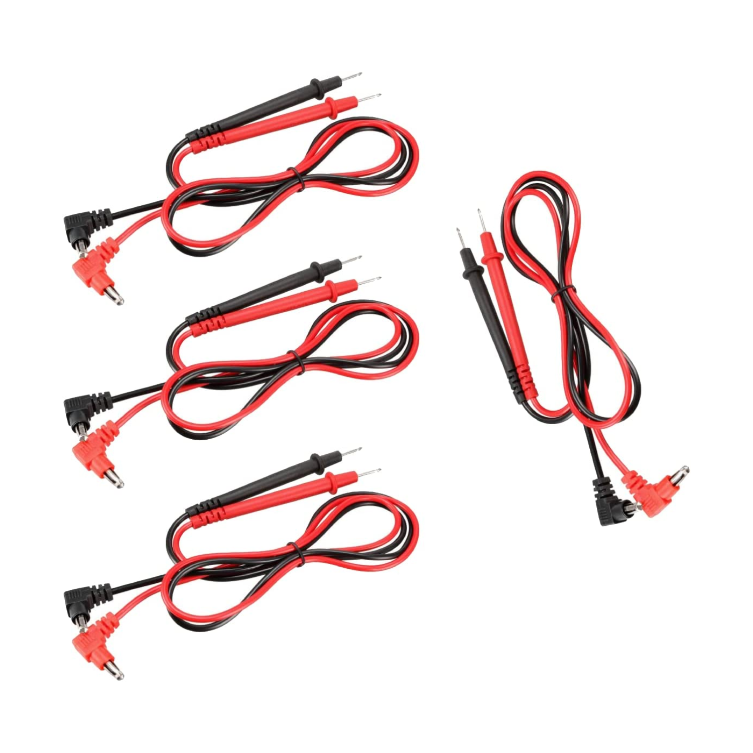 Set of 4 Pairs of Universal Type Test Lead Connection Probe with Shiel