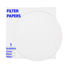 Set of 100 Heavy Duty Qualitative Filter Paper Circle Shapes