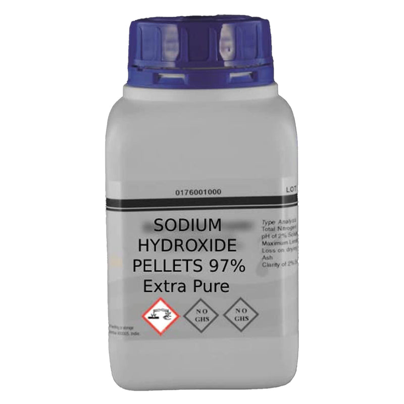 500g SODIUM HYDROXIDE PELLETS Extra Pure NaOH Caustic soda