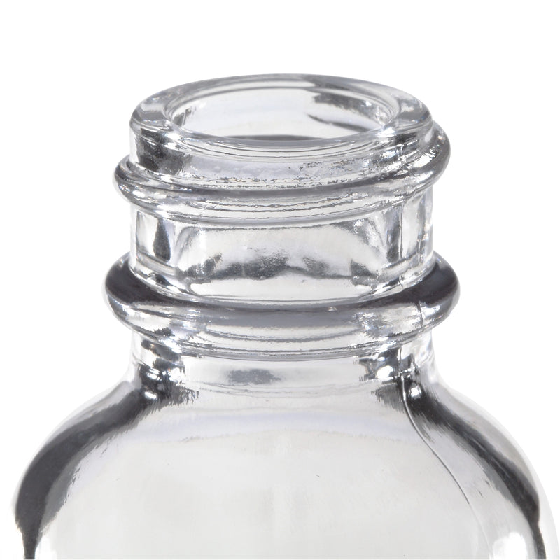 Set of 3 Transparent 100ml Heavy Duty Borosilicate 3.3 Glass Bottle With Graduated Calibrated Dropper Storage Bottle