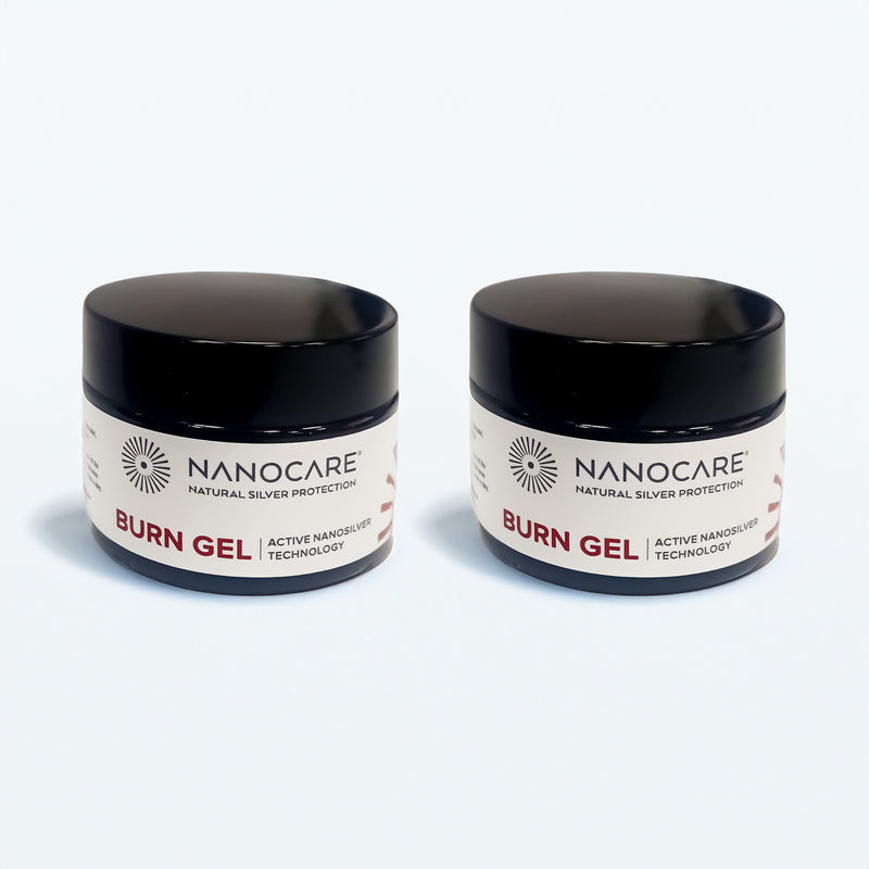 Nanocare Burn Gel | 50g | Natural Silver Protection | 100% Natural, Plant-Based and Biodegradable Ingredients