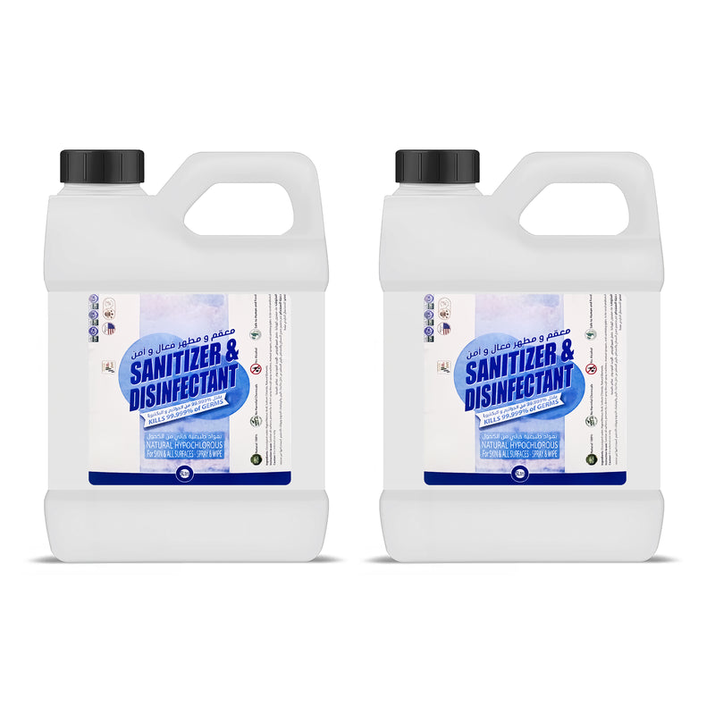 Natural Hypochlorous Sanitizer & Disinfectant Liquid | 5L Capacity