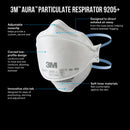 NIOSH Approved N95 Respirator | Fits Wide Range of Face Shapes and Sizes