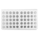 S-Shaped Test Tube Rack - Securely Holds 50 Tubes of 17.5mm Diameter