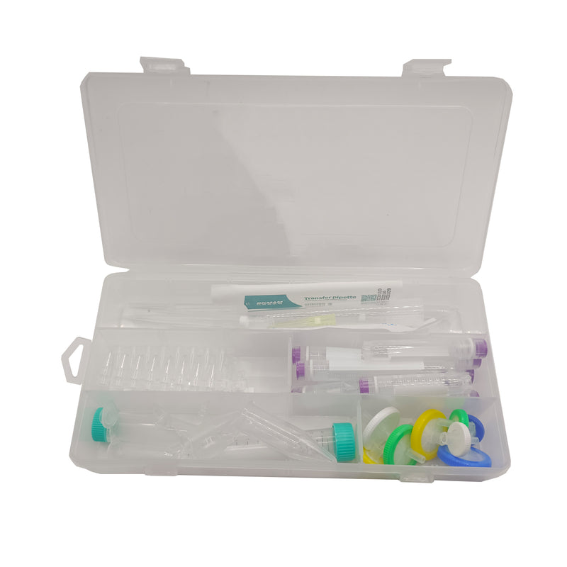 Plasticware Kit | 50+ Pieces | Essential Microbiology Laboratory Tools for Sample Preparation and Analysis