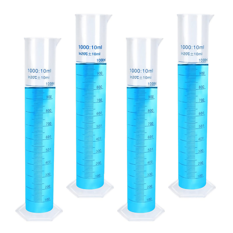 1000ml Plastic Graduated Cylinder Set