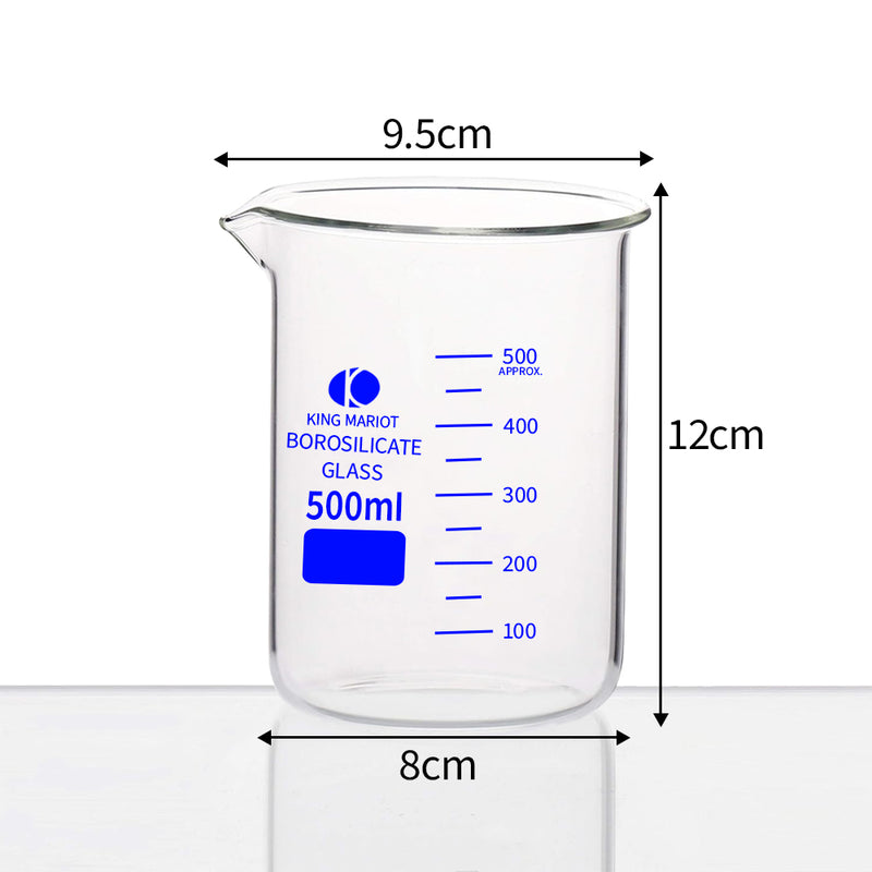 King Mariot 500ml Glass Beaker