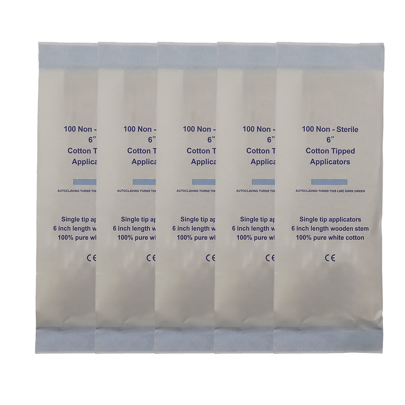 Cotton Tip Applicator | Non-Sterile | Autoclavable Bag