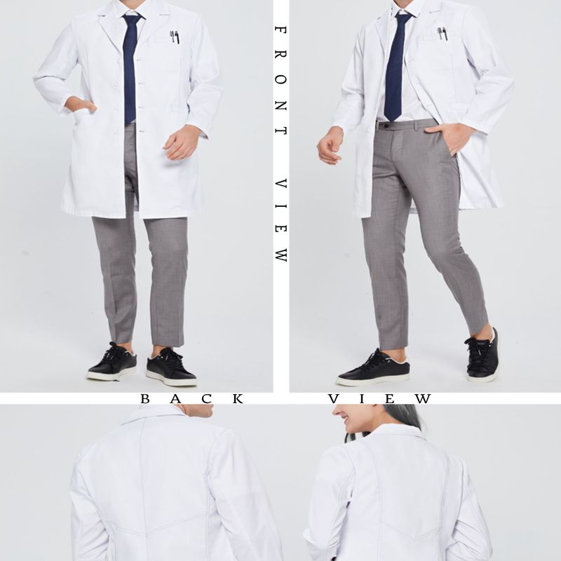 DreamTec Ultra Soft Doctor Coat Women Professional Surgical Gown Lab Coat