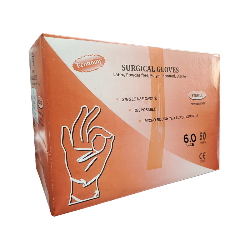 Pack of 50 Sterile Surgical Gloves