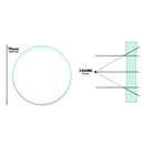 1pcs Biconcave Lens | 75mm Diameter and 7.5CMS Focus