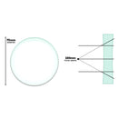 1pcs Double Biconcave Lens | 75mm Diameter and 100mm Focal Length