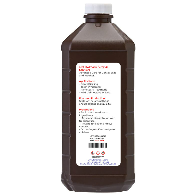 Pack of 30% Hydrogen Peroxide Solution 500ml