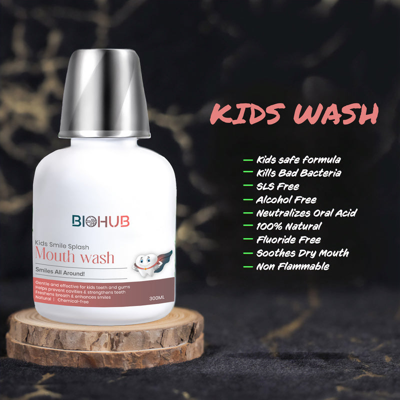 BIOHUB Mouth Wash | 300ml | 100% Natural, Plant-Based and Biodegradable Ingredients