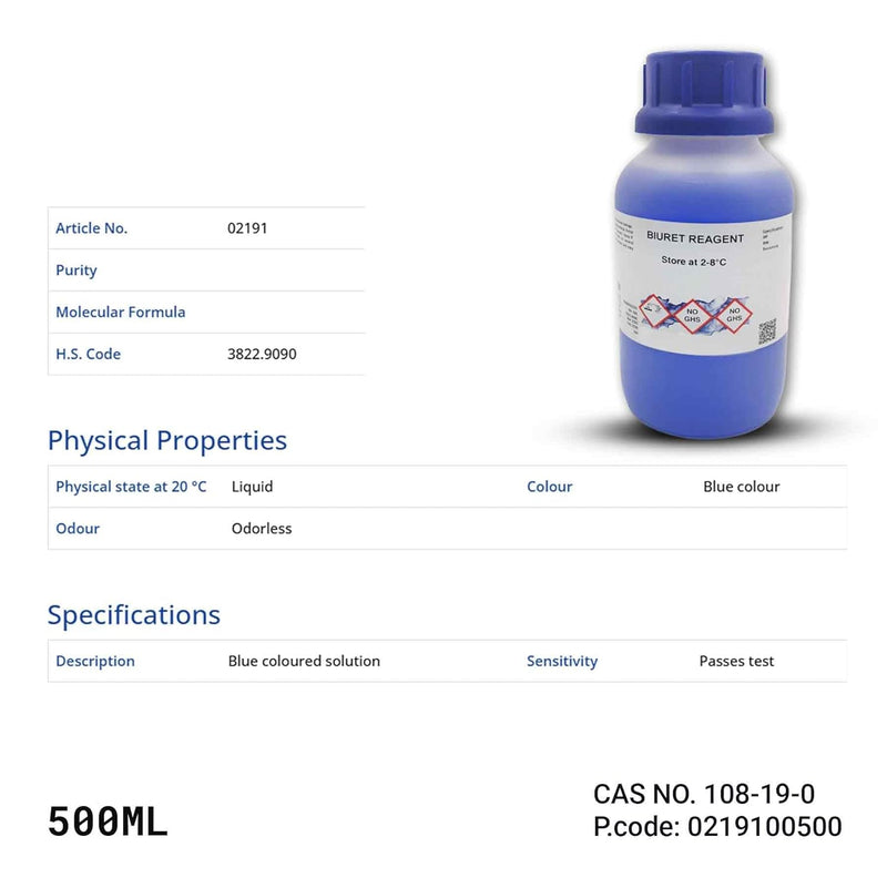 Biuret Reagent 500mL