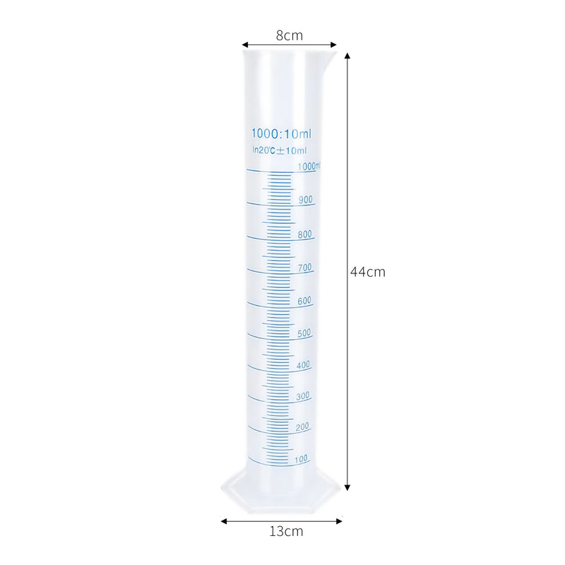 1000ml Plastic Graduated Cylinder Set