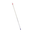 Glass Blue Spirit Thermometer + Protective Case