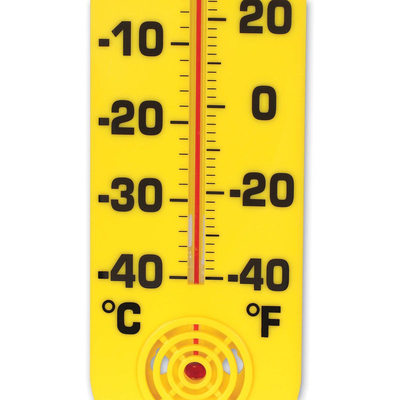 Standard Classroom Thermometer Plastic | Celsius and Fahrenheit