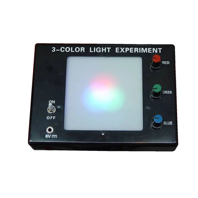 3-Color Light Experiment Ray Box | Red, Green, Blue