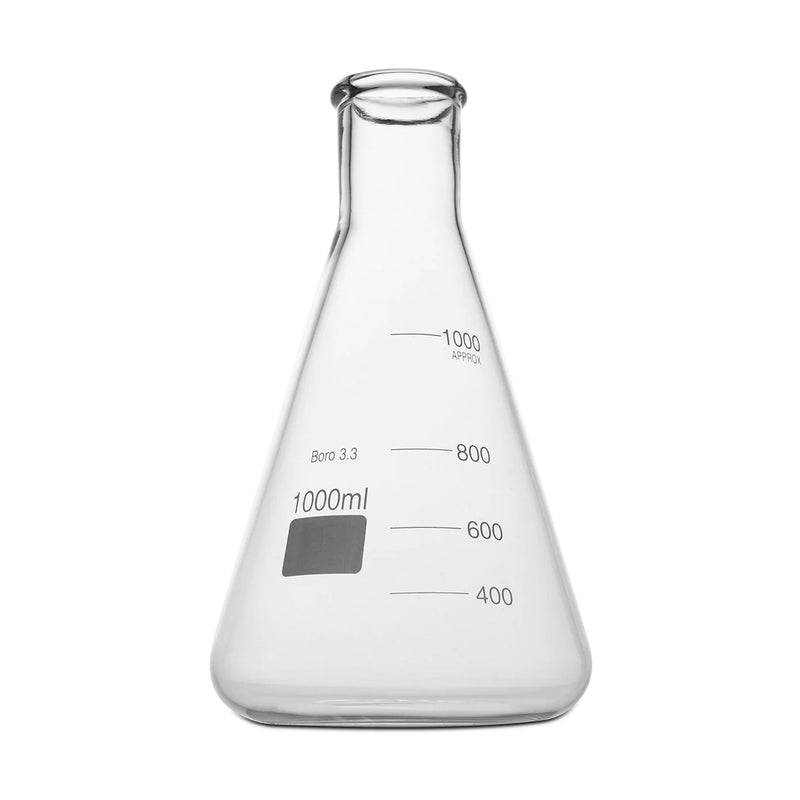 Borosilicate Glass Conical Flask | 1000ML Capacity