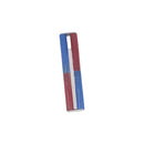 Set of 2 Cylinder Magnets | Painted Red and Blue