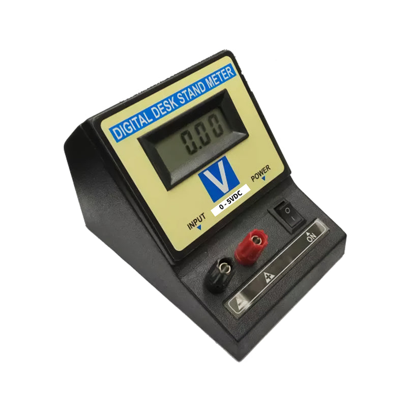 Digital Voltmeter | 0-5VDC | Digital Desk Stand Meter