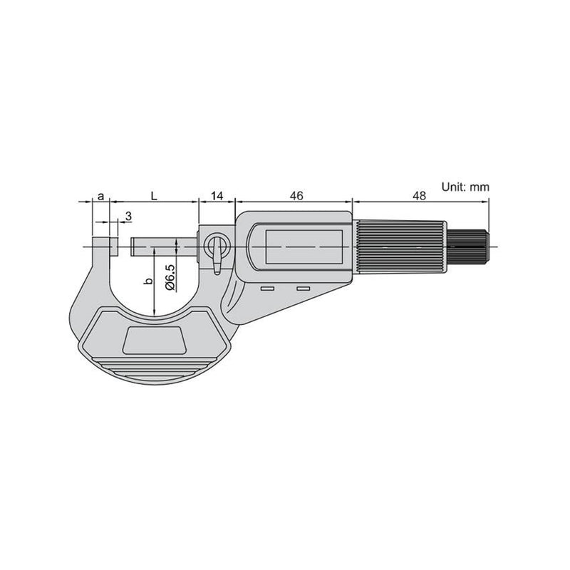 0-25 MM Digital Outside Micrometer | 0-1" Range