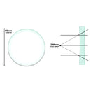 1pcs Double Concave Lens | 50mm Diameter and 100mm Focal Length