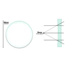 1pcs Double Concave Lens | 50mm Diameter and 75mm Focal Length