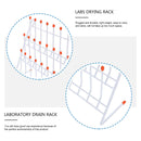 Drip Rack Beaker Drying Rack | Metal Material