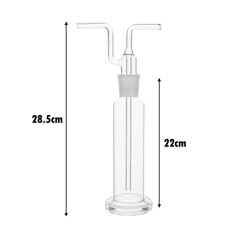 Gas Washing Bottle | 300mL | Tall Form Borosilicate 3.3 Glass