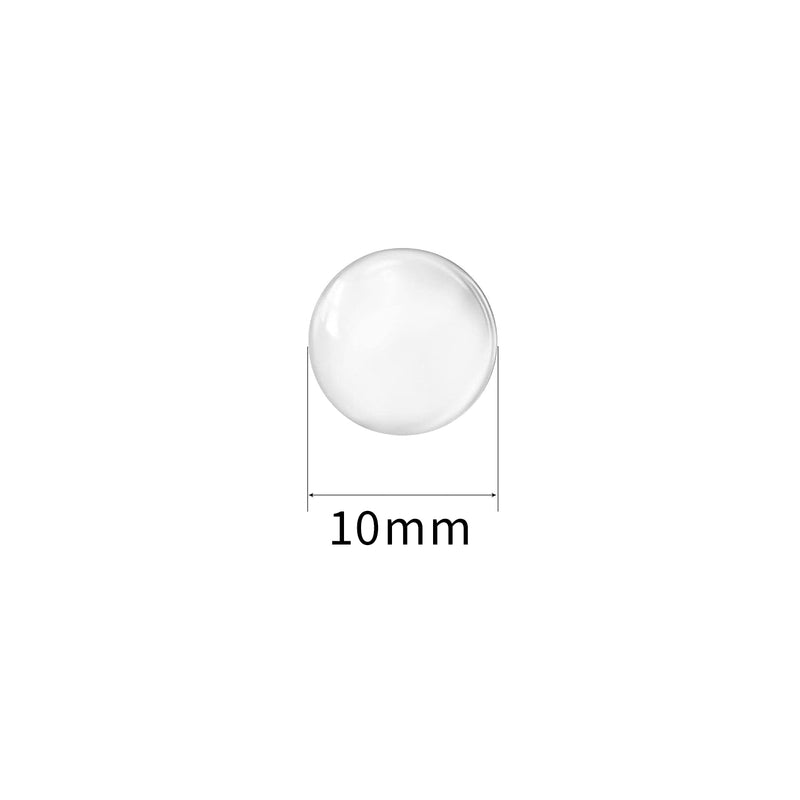 10Pcs | Glass Marbles | 10mm Diameter