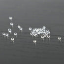 Pack of Transparent Glass Beads | Weight 25 Grams | White Color