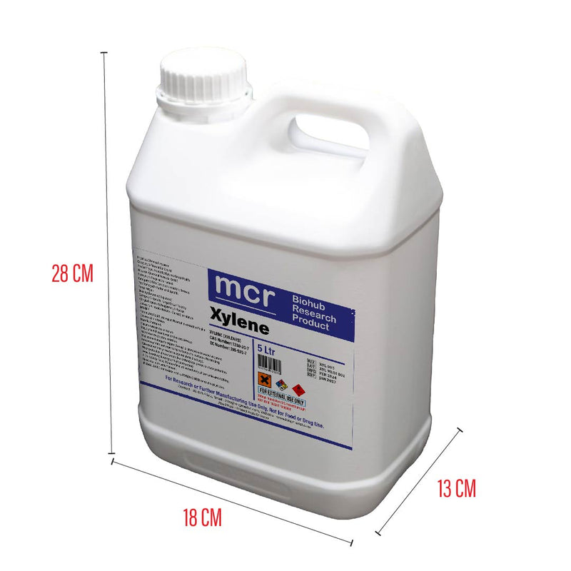 King Mariot Xylene 5 Liter Jerry Can with Superior Lipid Extraction & Paraffin Infiltration