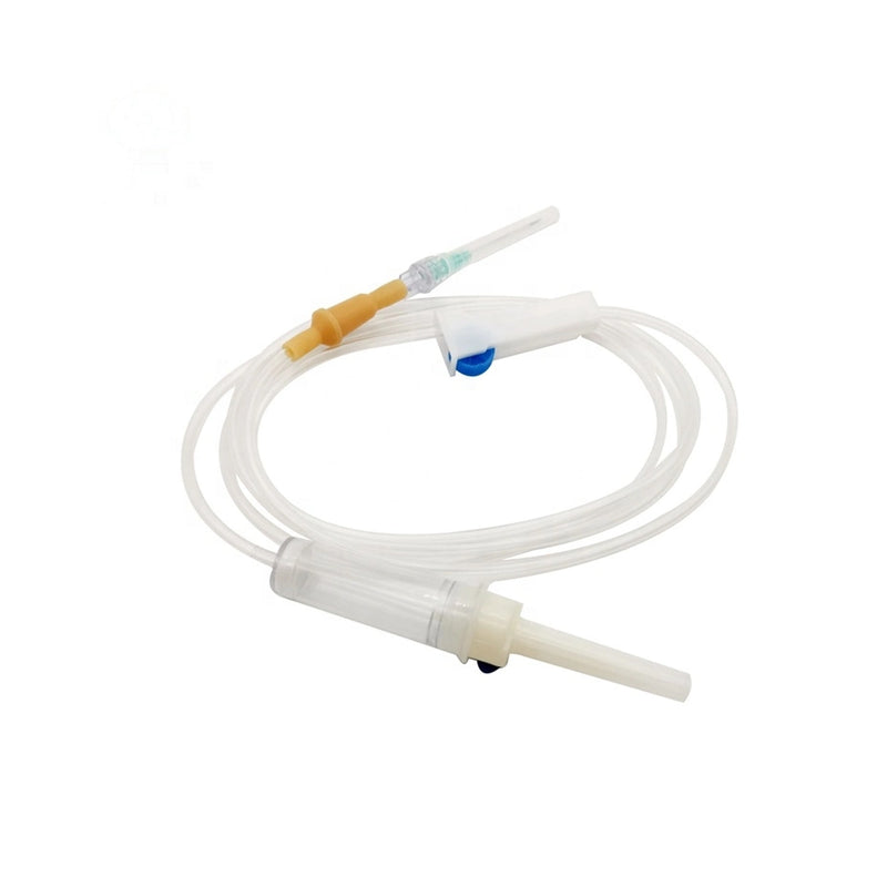 Intravenous Line Set IV Set | Infusion Set 20 Drops/ml Luer Lock | Disposable