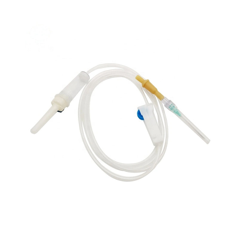 Intravenous Line Set IV Set | Infusion Set 20 Drops/ml Luer Lock | Disposable