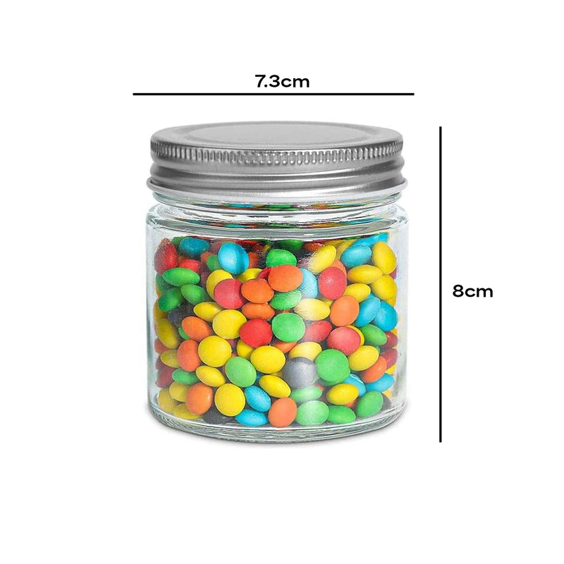 Mason Jars | Size: 7cm x 8.5cm - 250ml (8.5Oz)