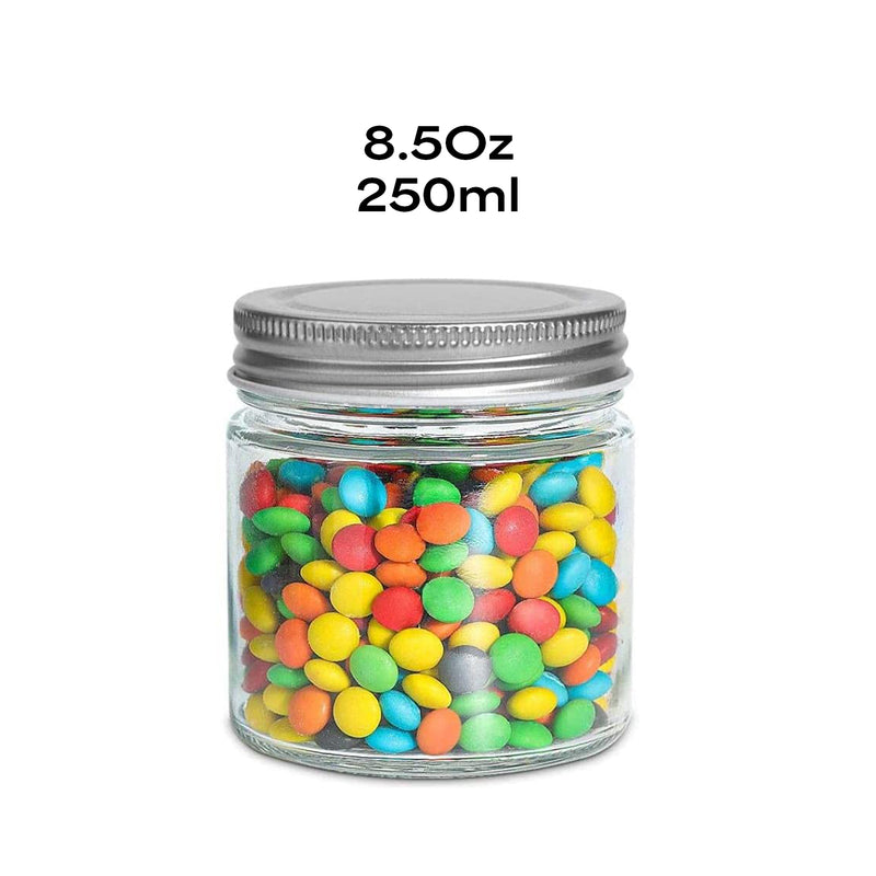 Mason Jars | Size: 7cm x 8.5cm - 250ml (8.5Oz)