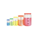 Liquid Volume Measurement Set | Deluxe Set Includes 5 Measuring Jars and 5 Measuring Cups
