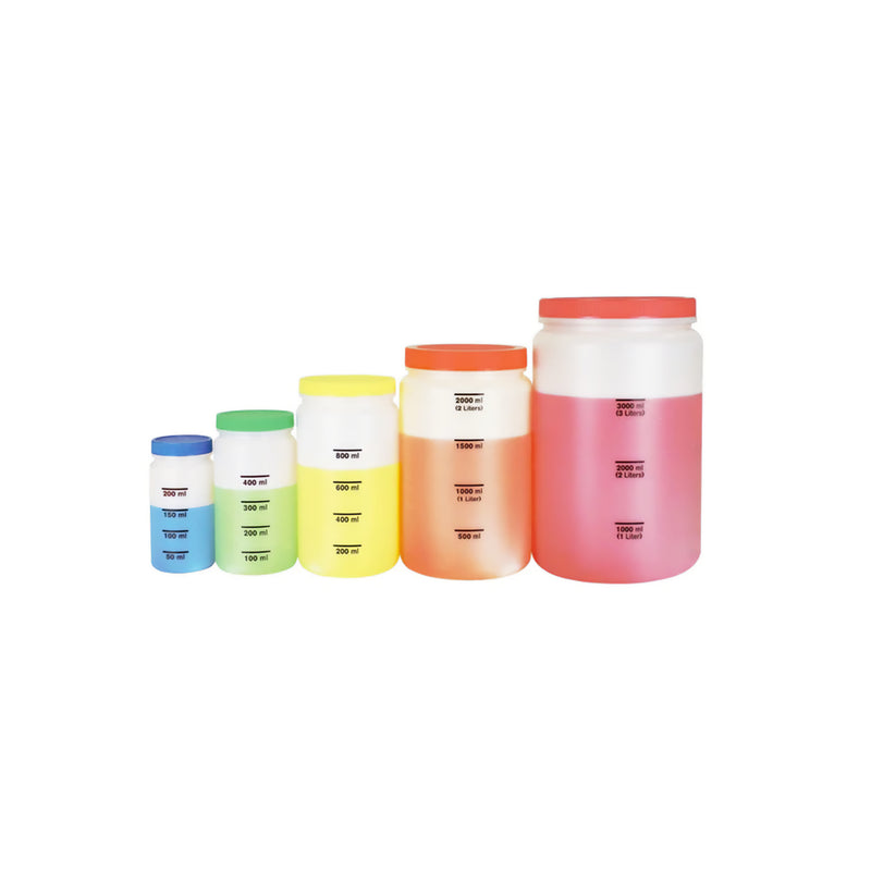 Liquid Volume Measurement Set | Deluxe Set Includes 5 Measuring Jars and 5 Measuring Cups