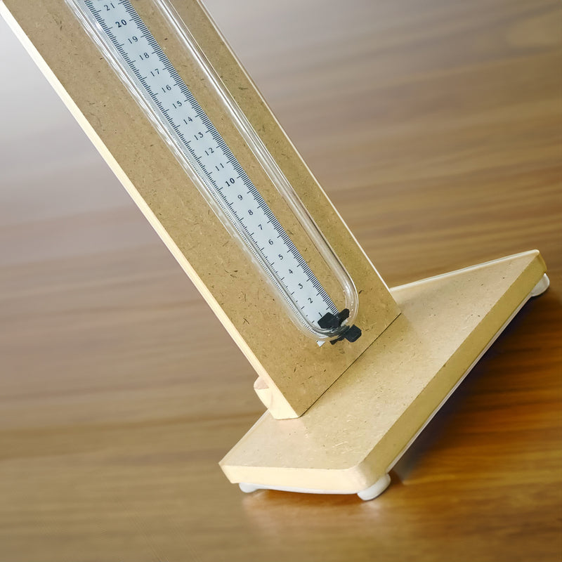 Manometer on Wooden Stand | 40cm Ruler