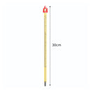 -20℃ to 110℃ Glass Yellow Mercury Thermometer + Protective Case