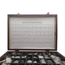 50 Pcs | Mineral Rock Specimen with Wooden Box