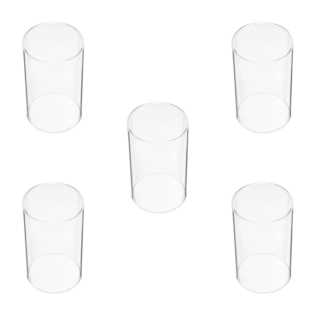 Glass Diffusion Tube Pack of 5 Glass Diffusion Tube | 24mm Diameter x 42mm Length