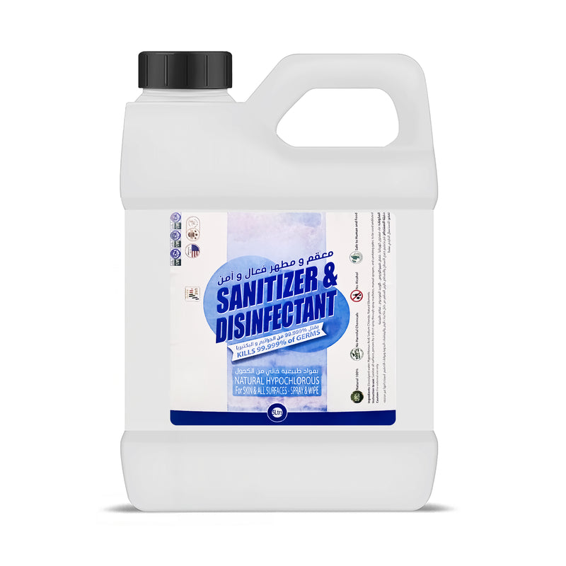 Natural Hypochlorous Sanitizer & Disinfectant Liquid | 5L Capacity