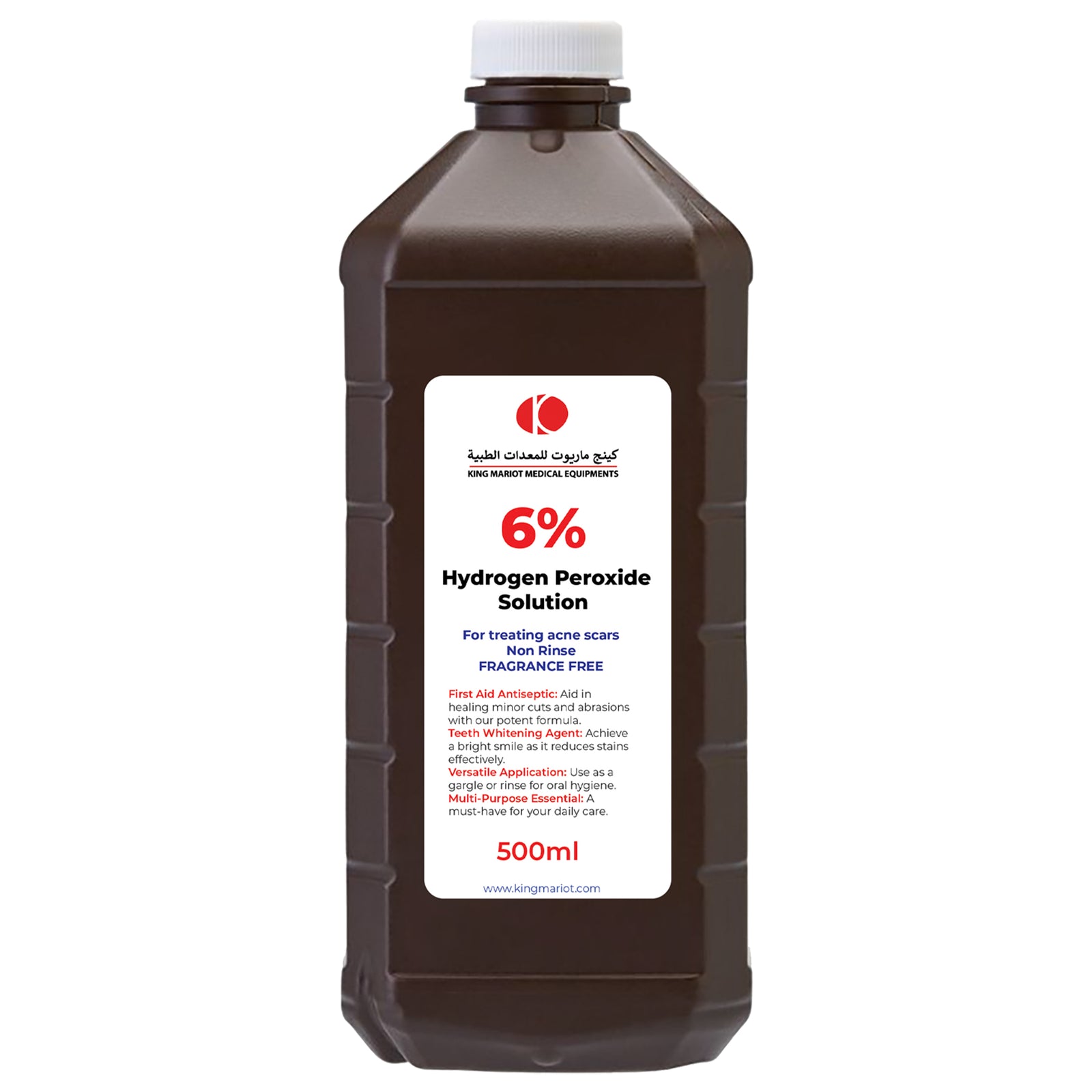 Peroxide Mixture Pack of 6% Hydrogen Peroxide Solution 500ml