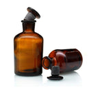 Reagent Bottle | 500ML Amber Glass with Glass Stopper