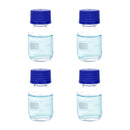 50 mL Graduated Round Reagent Glass Bottle