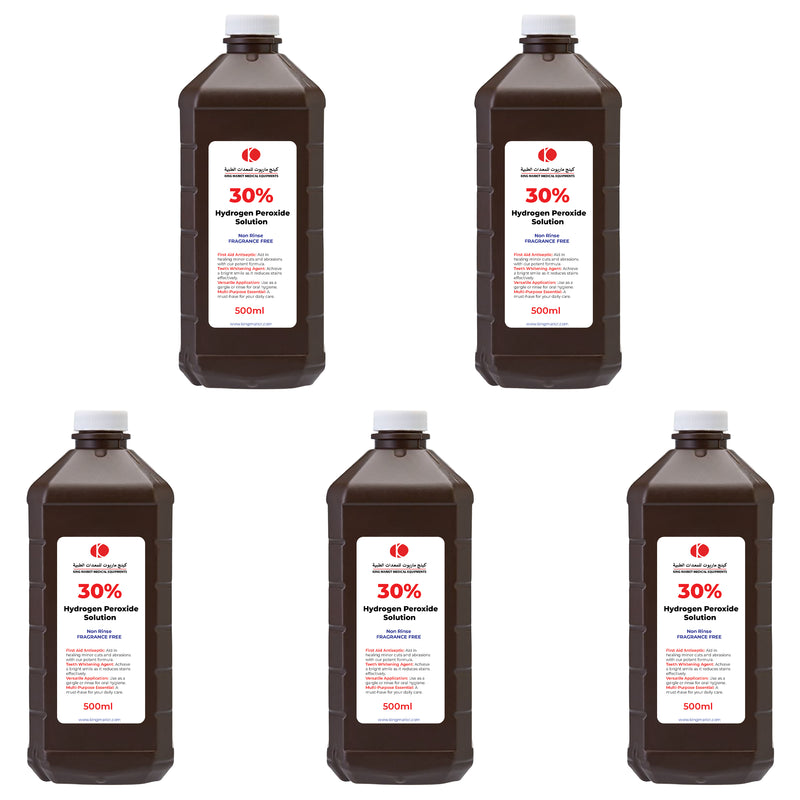 Pack of 30% Hydrogen Peroxide Solution 500ml