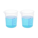 Plastic Beaker | 500ML Capacity | Blue Graduated